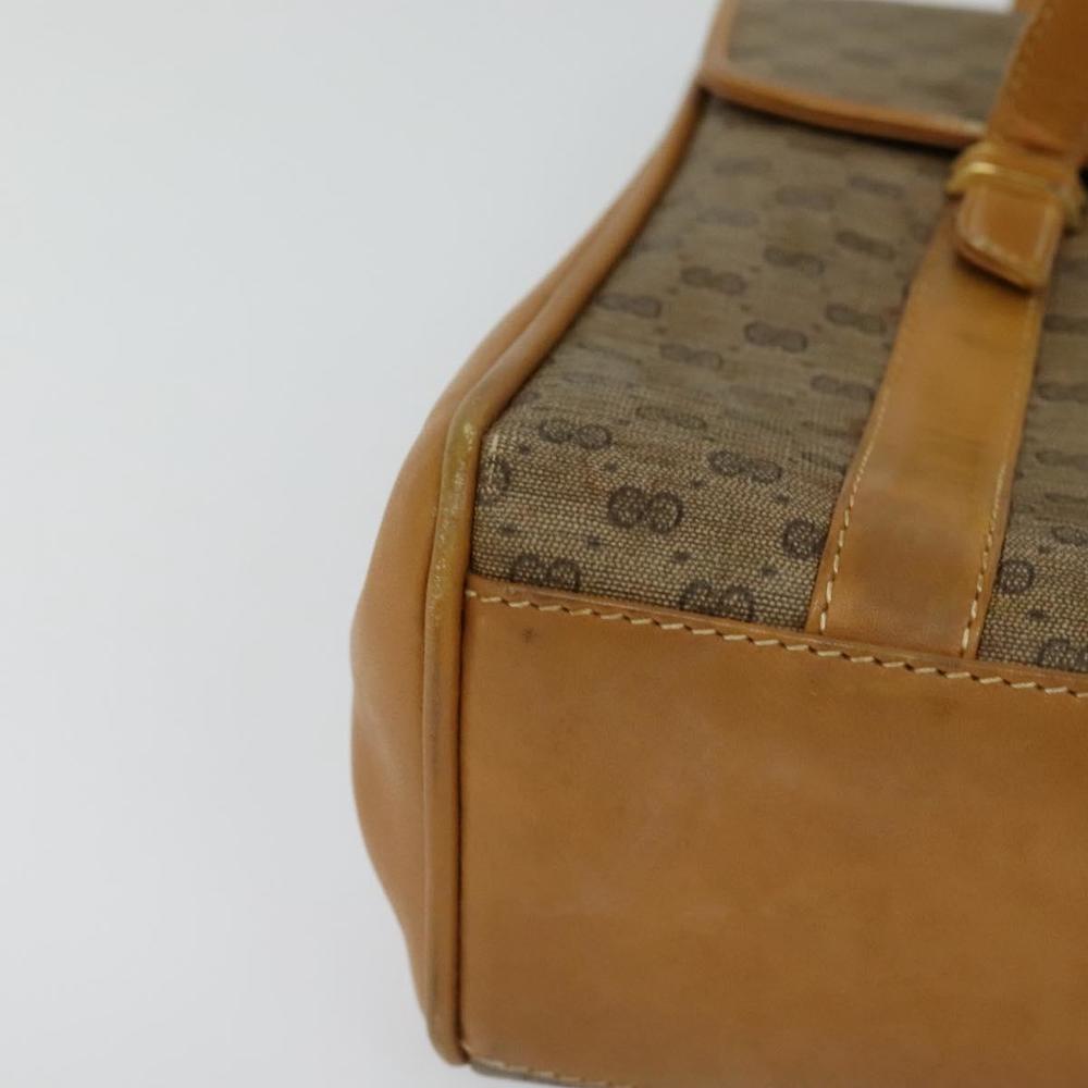 GUCCI Micro GG Supreme Hand Bag PVC Leather Beige Gold 000 984 4857 Auth ep7571 - Picture 14 of 16